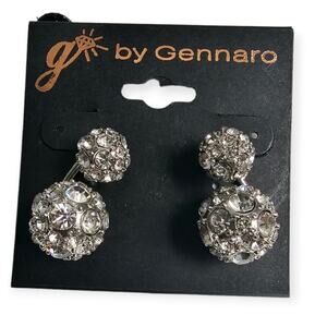 G by Gennaro Silver Stud Earrings - New With Tags